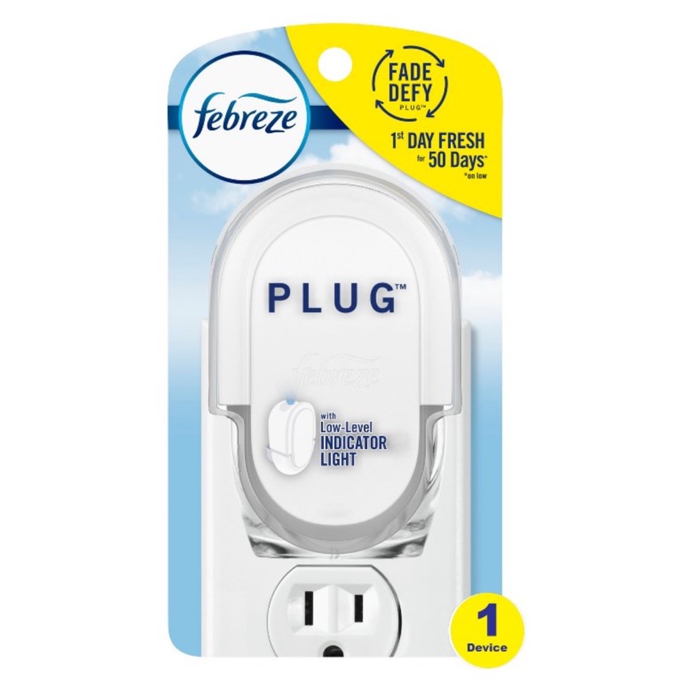 Febreze Fade Defy Plug with Blue Design